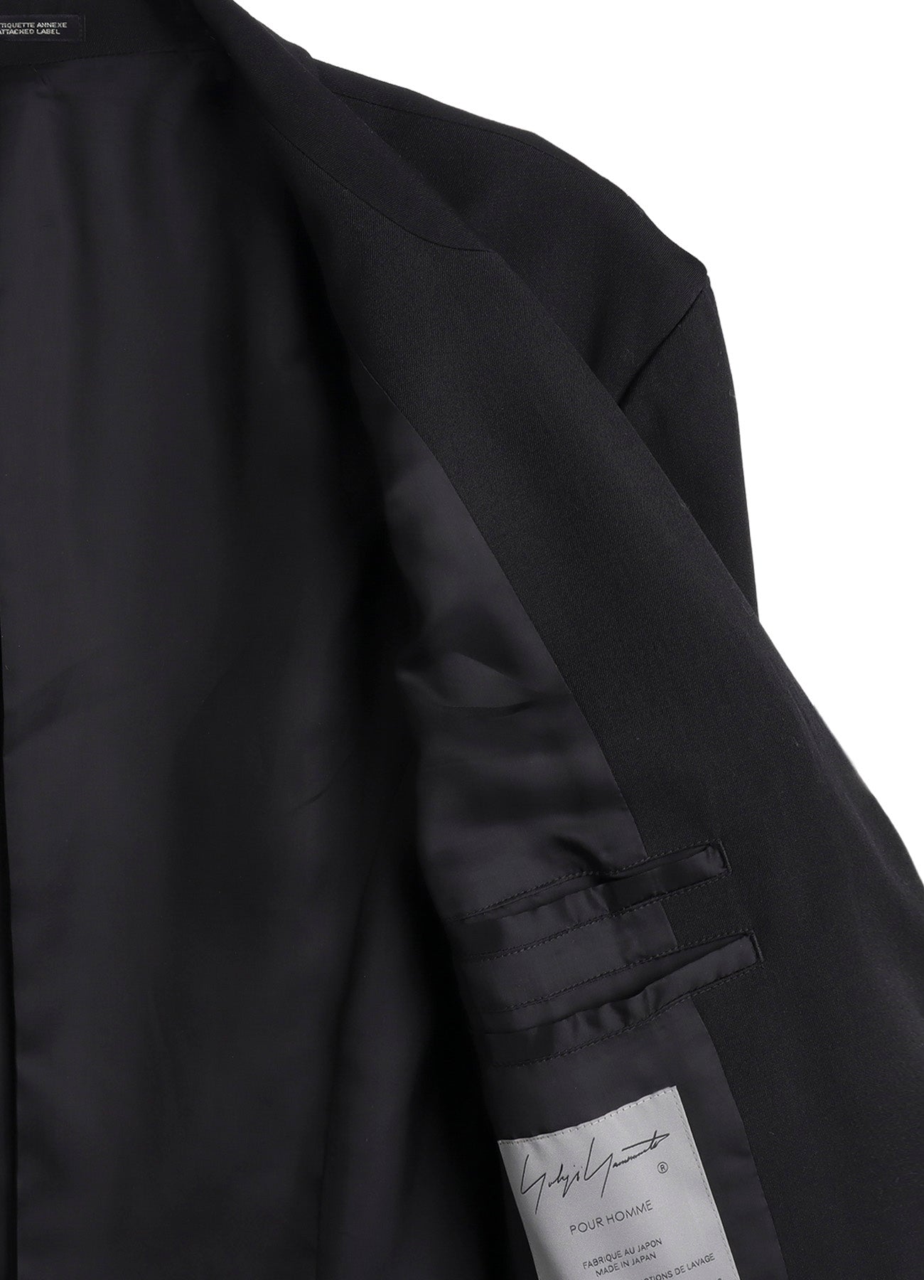 RED LINE MESSAGE LONG JACKET – THE SHOP YOHJI YAMAMOTO