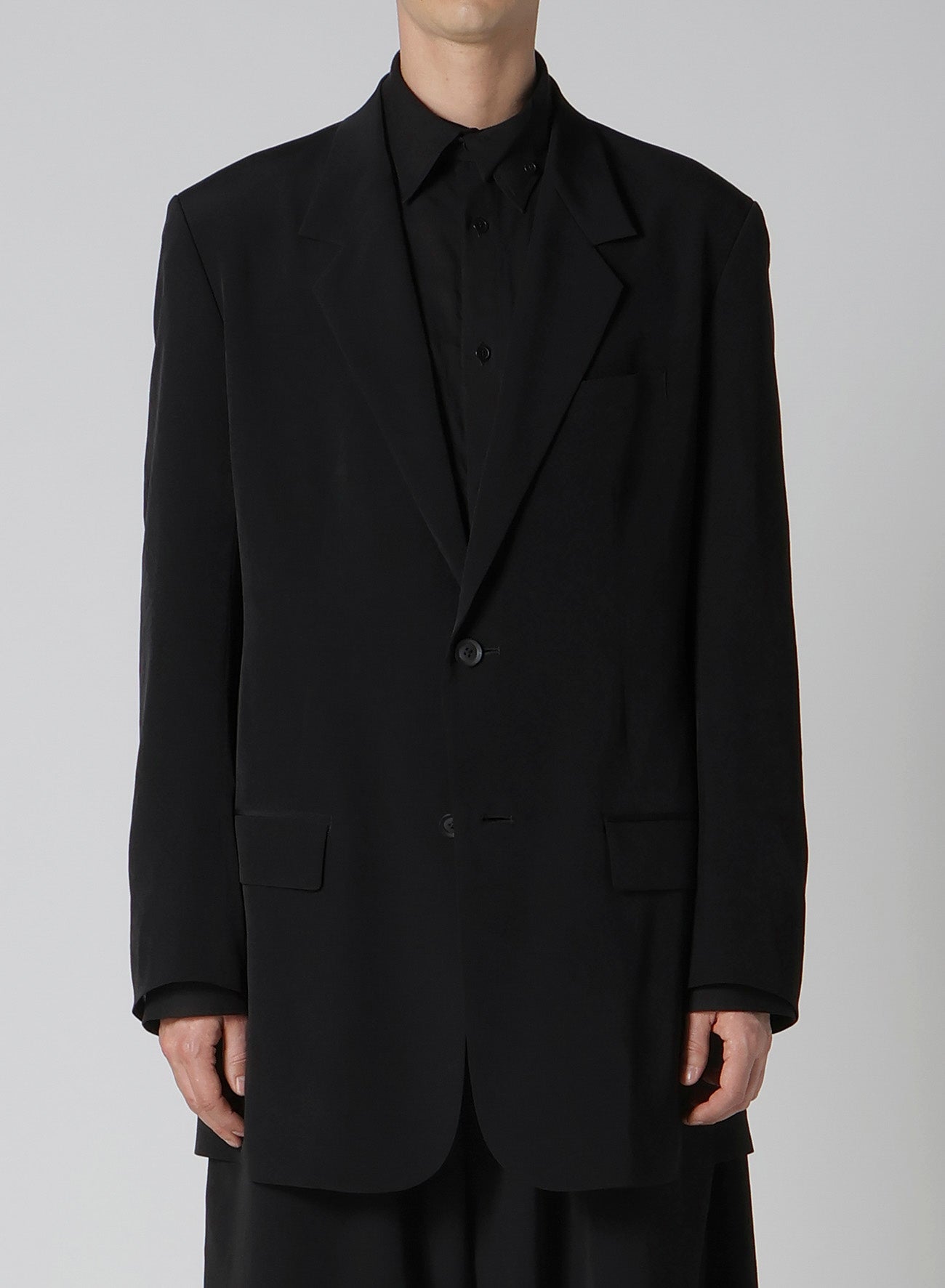 Yohji Yamamoto ブラックスーツ サイズ2 TA TUXEDO LEFT ZIPPER 2B JACKET – THE SHOP YOHJI YAMAMOTO