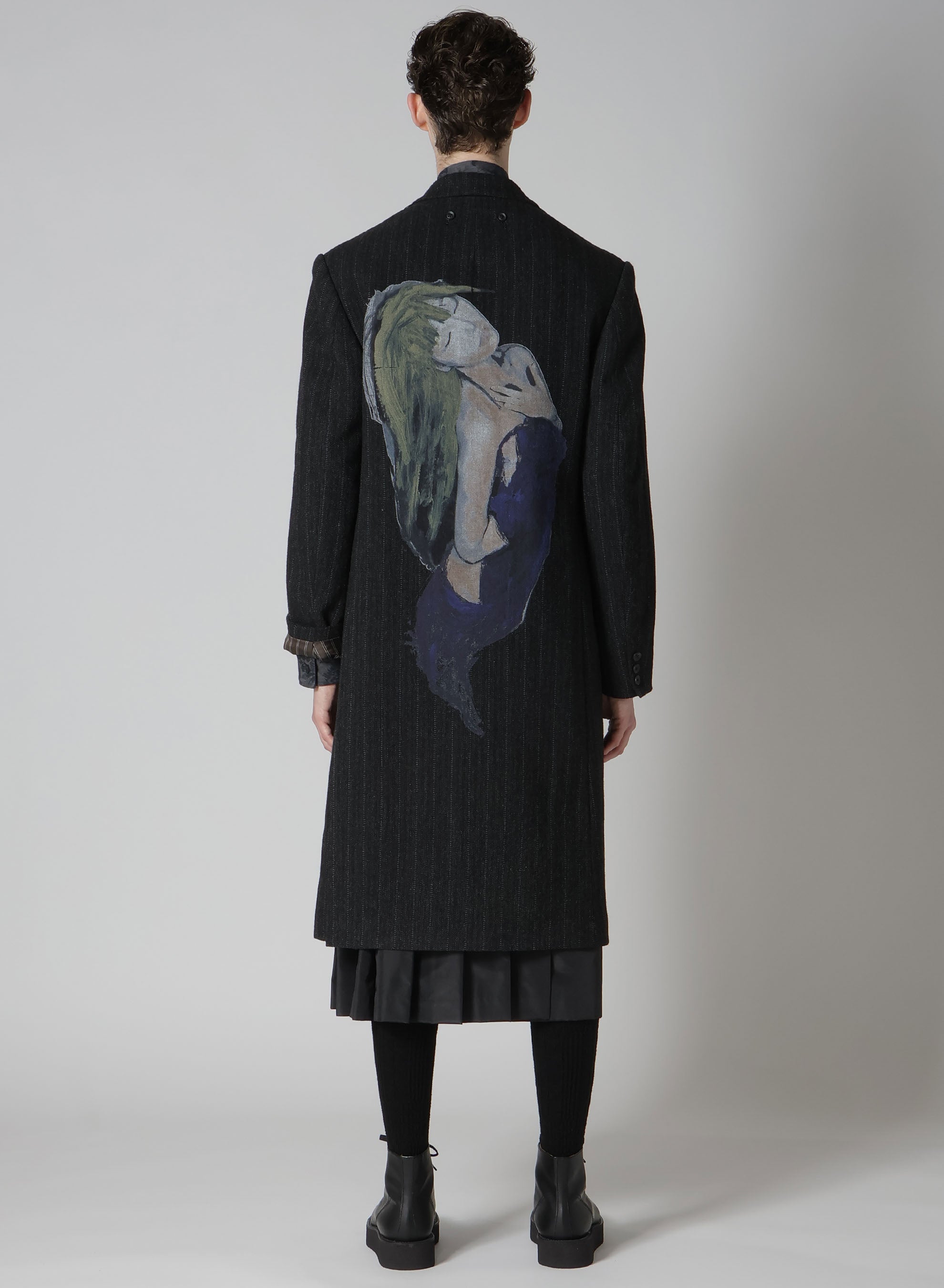 W/TWEED ST LIGHT PATTERN LAPEL ATTACHABLE JACKET – THE SHOP YOHJI