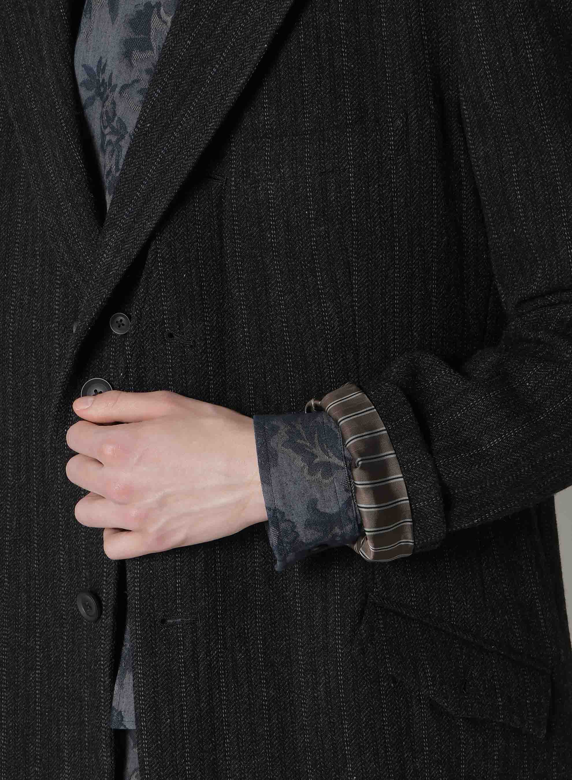 W/TWEED ST LIGHT PATTERN LAPEL ATTACHABLE JACKET – THE SHOP YOHJI