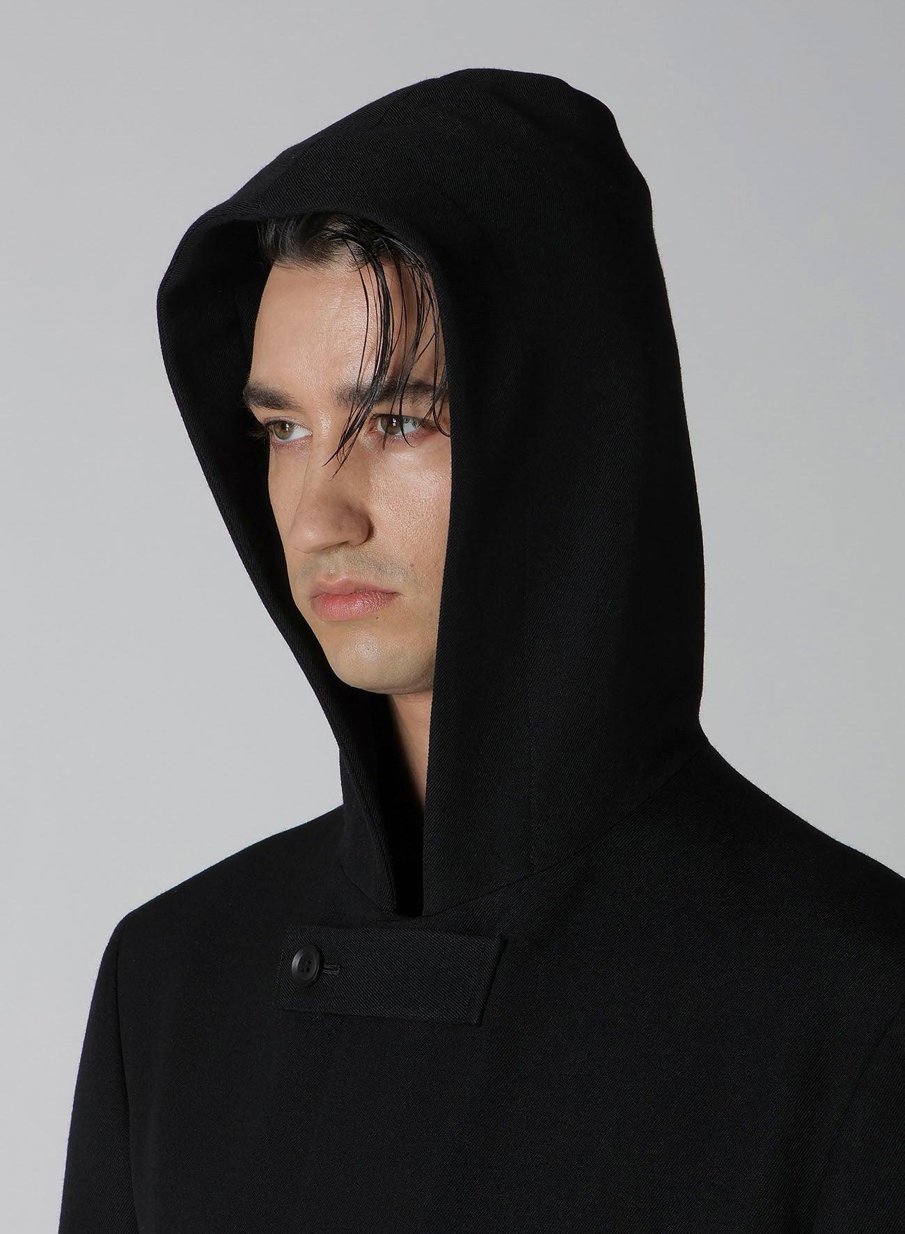 ARMY GABARDINE HOODED TAB JACKET \u2013 THE SHOP YOHJI YAMAMOTO