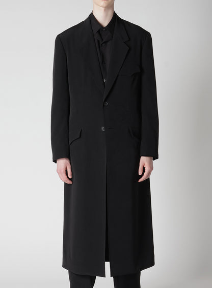 TA TUXEDO BACK FLARE LONG JACKET