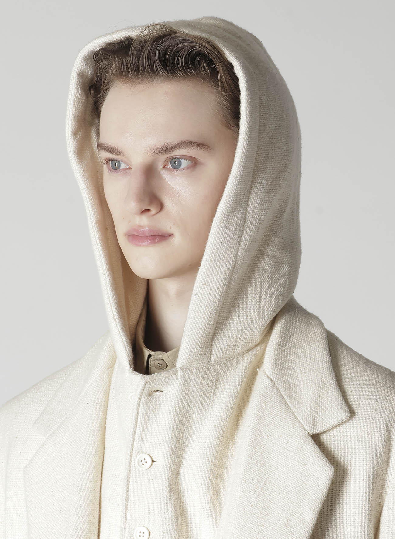 ZERO COUNT KHADI W HOODED JACKET