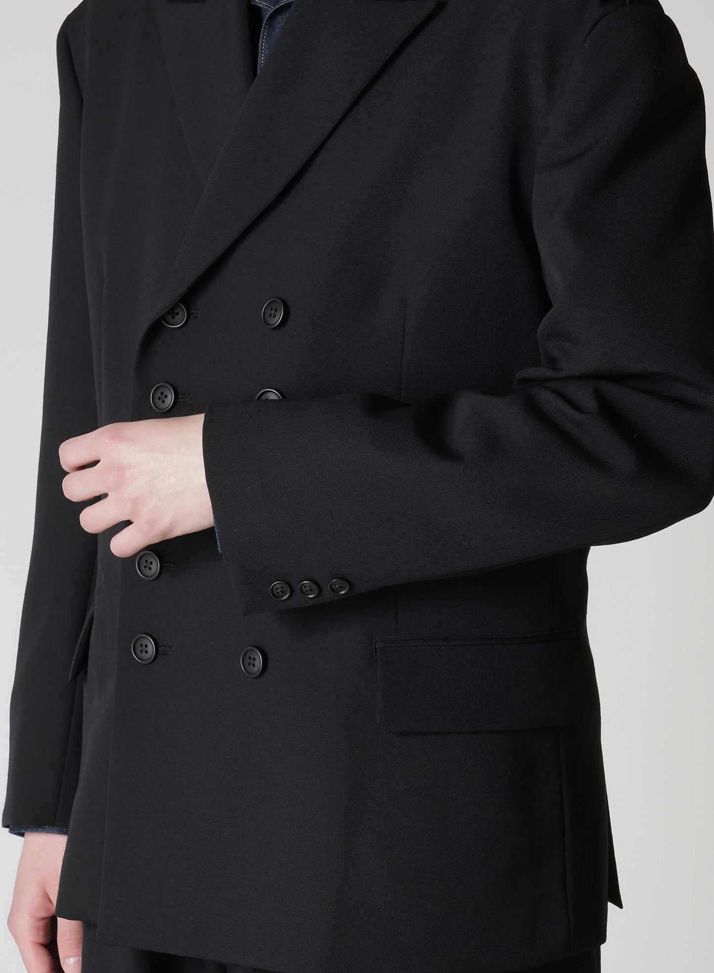 WOOL GABARDINE W GUSSET JACKET