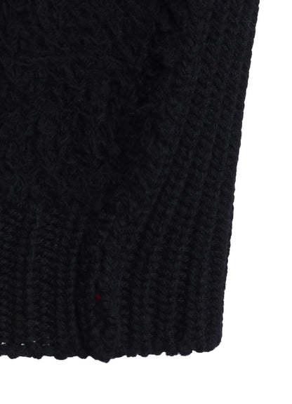 3G JERSEY NOTCH NECK SIDE RIB KNIT