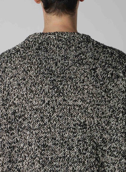 3G PLAIN STITCH ROUND NECK KNIT