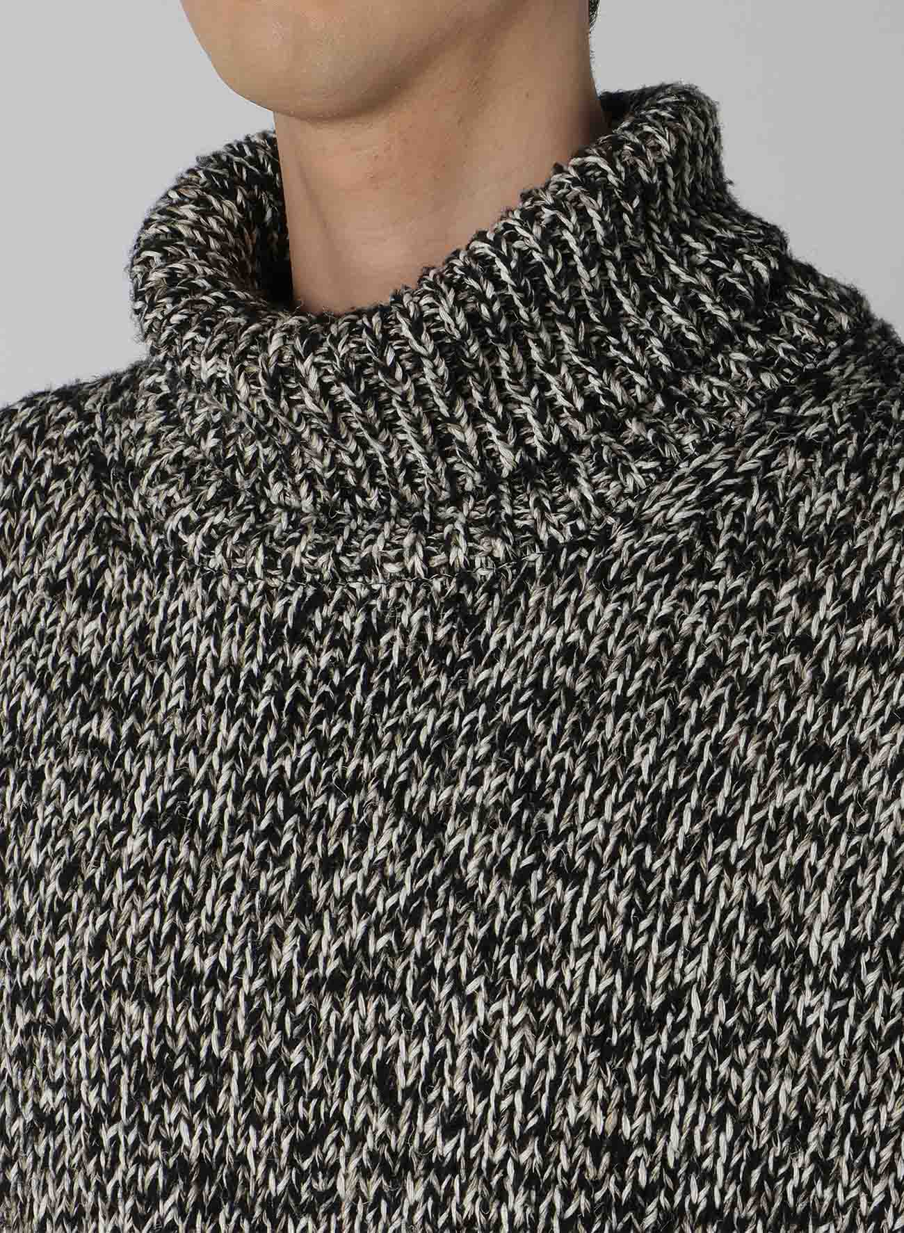 3G PLAIN STITCH TURTLE NECK KNIT