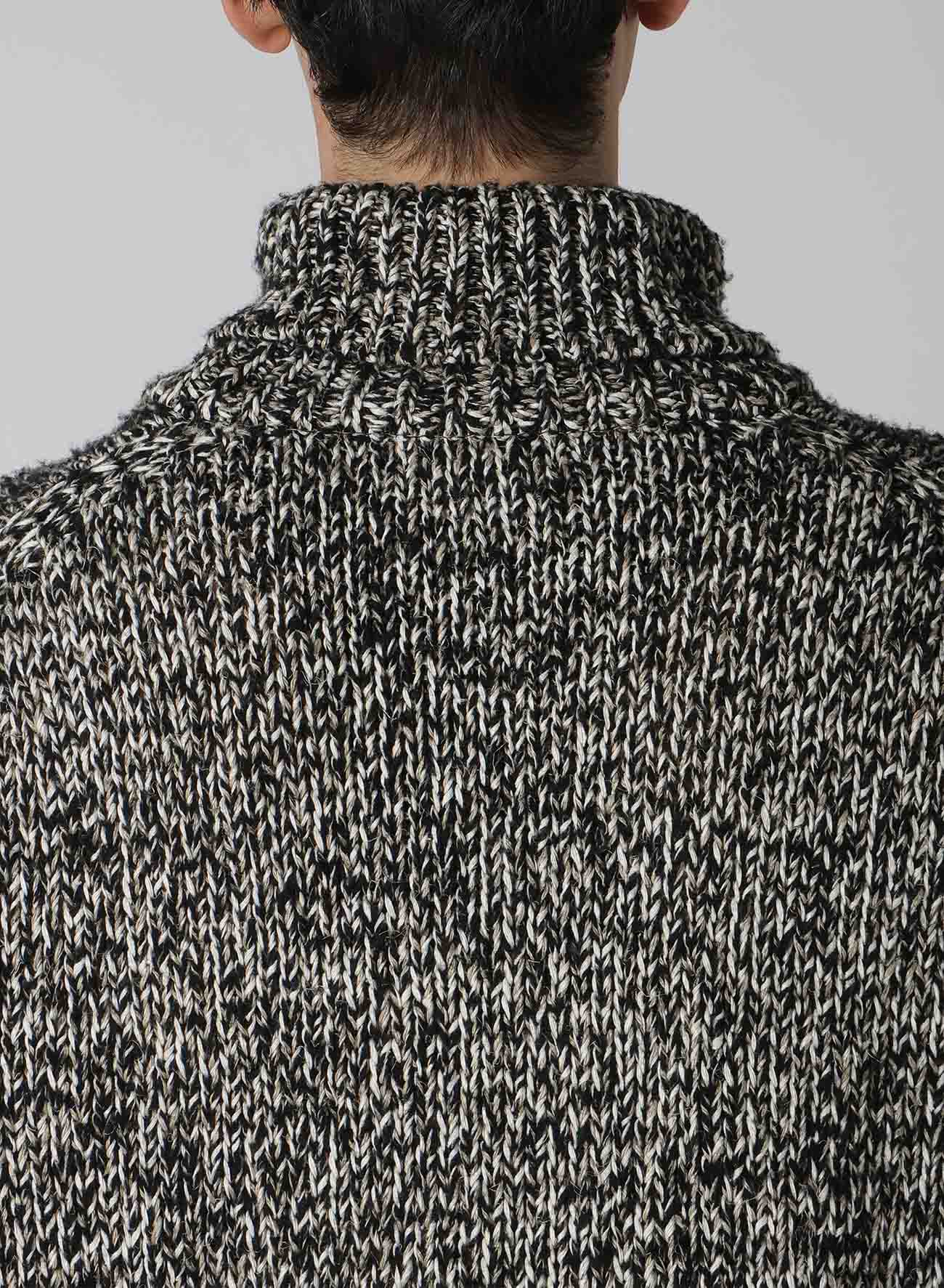 3G PLAIN STITCH TURTLE NECK KNIT