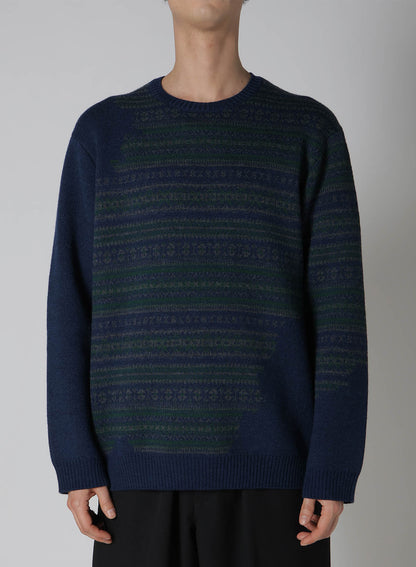 WORMHOLE ROUND NECK KNIT