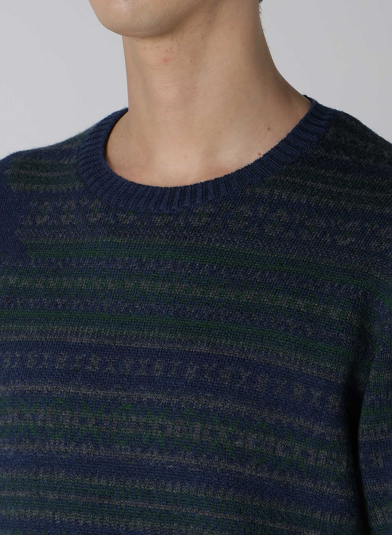 WORMHOLE ROUND NECK KNIT