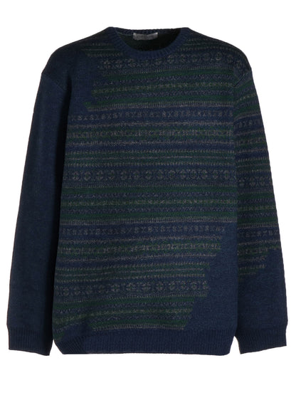 WORMHOLE ROUND NECK KNIT