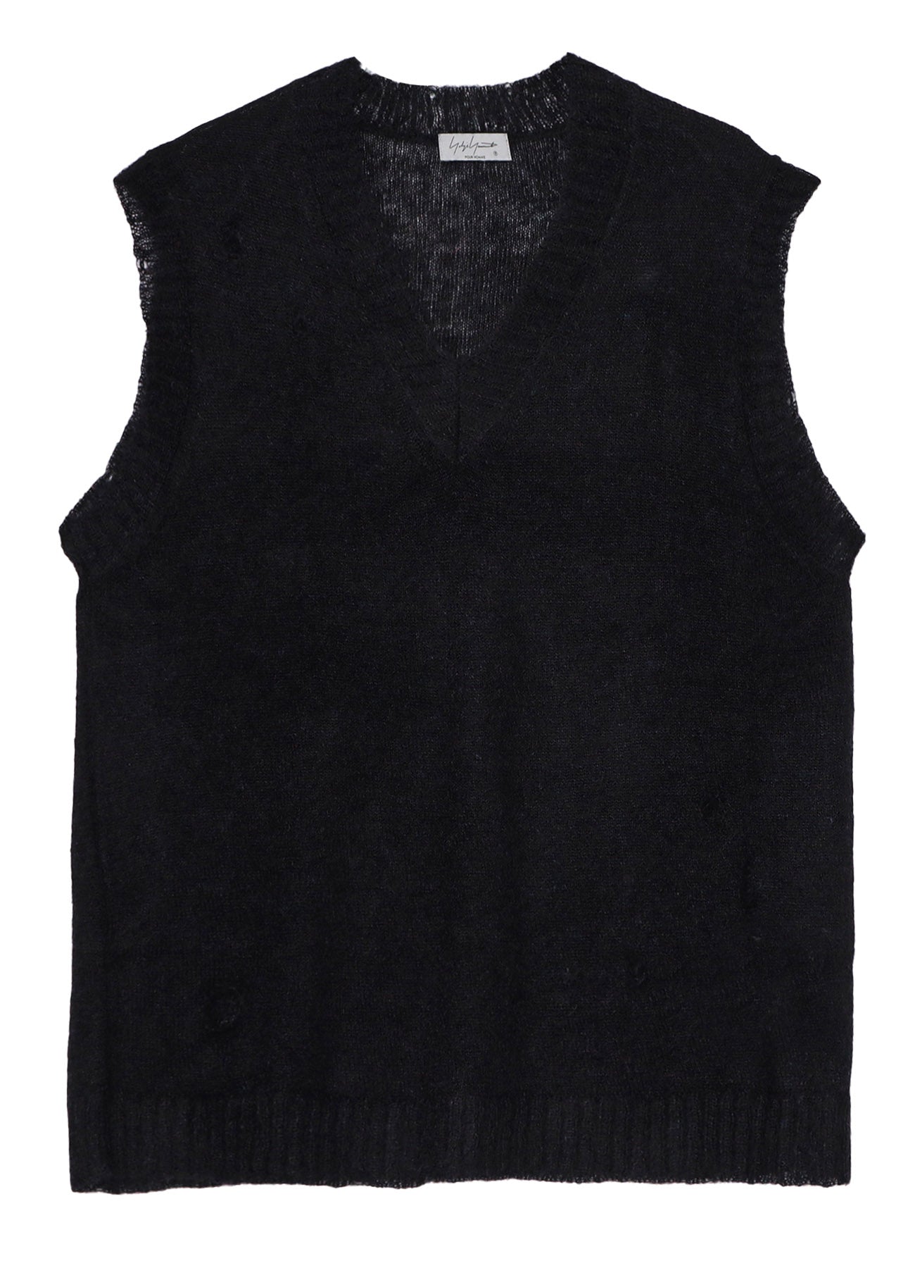 7G1P PLAIN STITCH V VEST