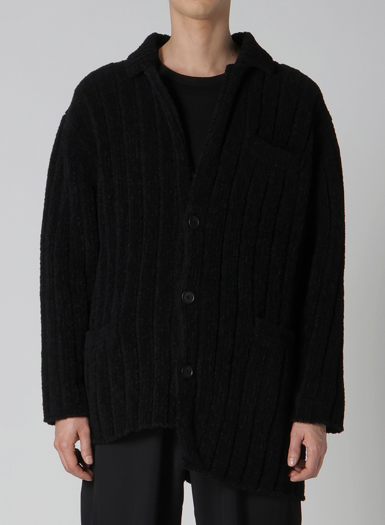 3G4 RIB 3BUTTON  DRIVERS KNIT CARDIGAN