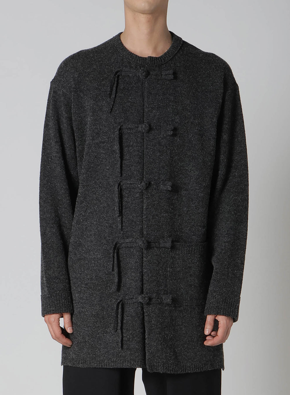 CHINA BUTTON LONG CARDIGAN THE SHOP YOHJI YAMAMOTO