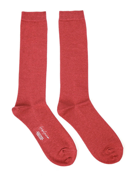 C/AC PLAIN STITCH A PLAIN COLOR HIGH SOCKS