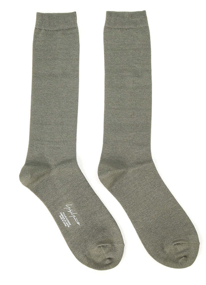 C/AC PLAIN STITCH A PLAIN COLOR HIGH SOCKS