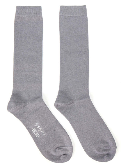 C/AC PLAIN STITCH B PLAIN COLOR HIGH SOCKS