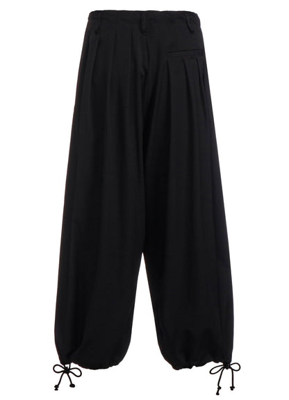 WOOL GABARDINE STANDARD BALLON PANTS