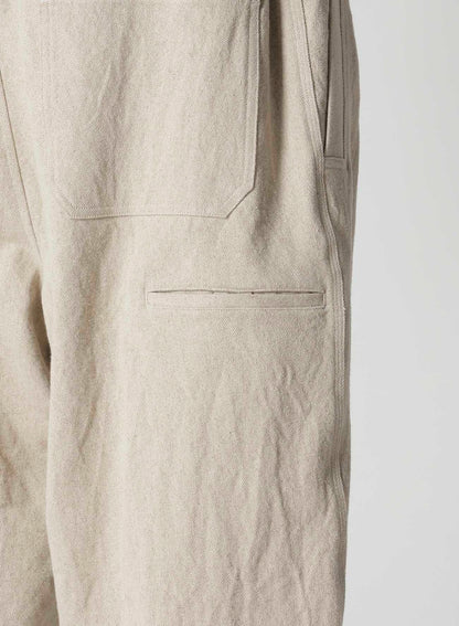 【Launching 10:00(JST) October 16】COTTON LINEN GABARDINE 3 STITCHES WORK PANTS