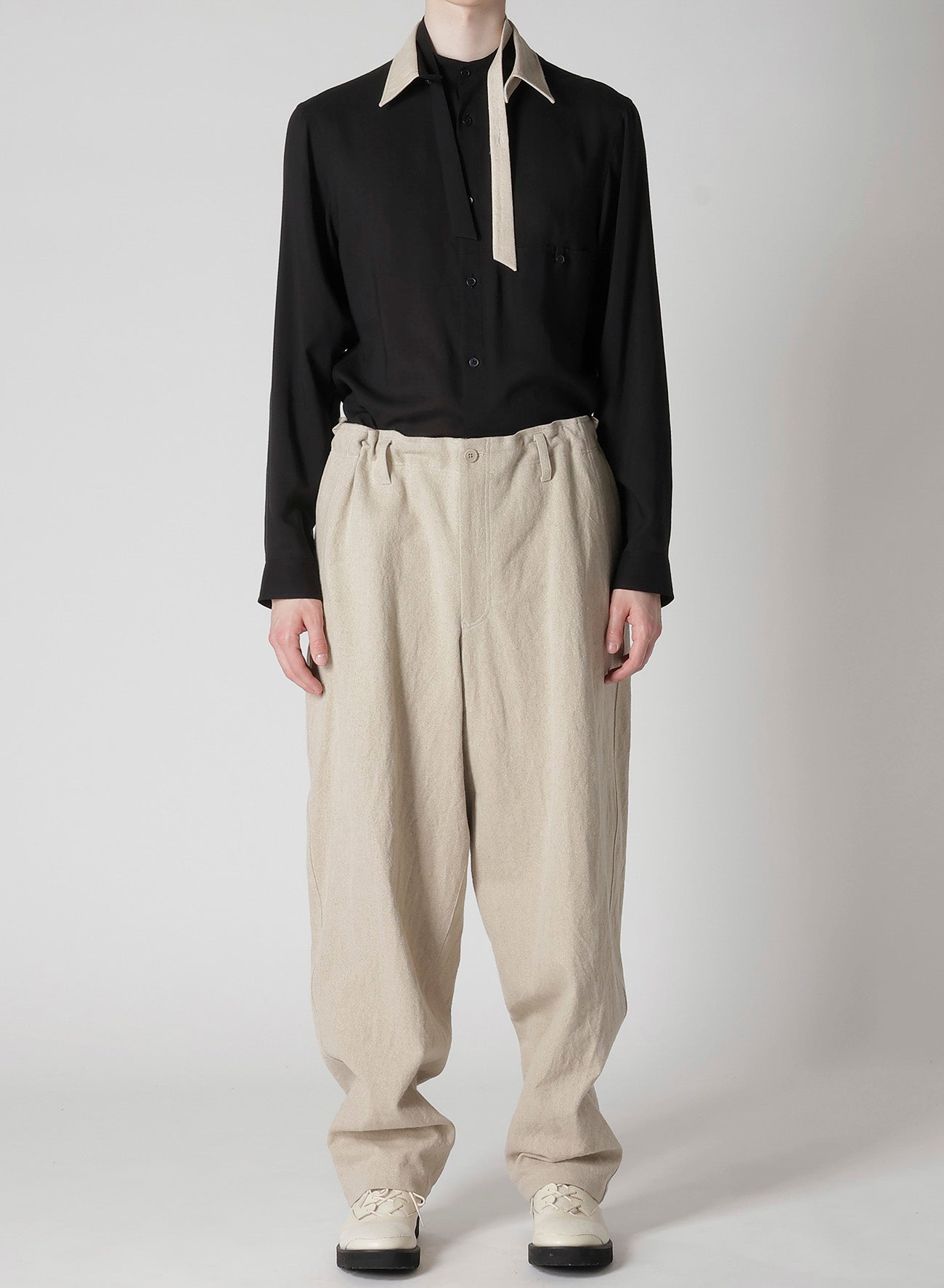 【Launching 10:00(JST) October 16】COTTON LINEN GABARDINE 3 STITCHES WORK PANTS