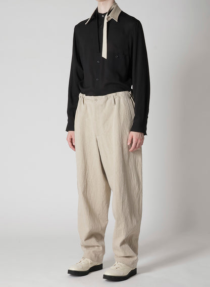 【Launching 10:00(JST) October 16】COTTON LINEN GABARDINE 3 STITCHES WORK PANTS