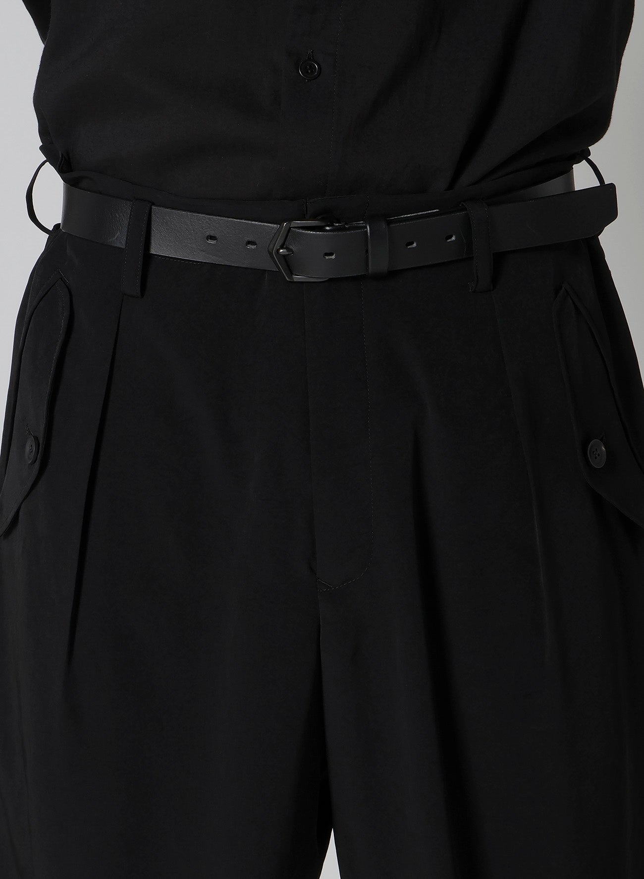 TA TUXEDO BACK BELT PANTS