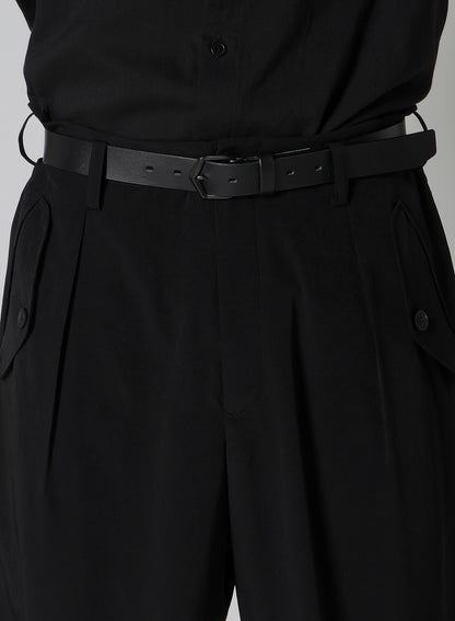 TA TUXEDO BACK BELT PANTS