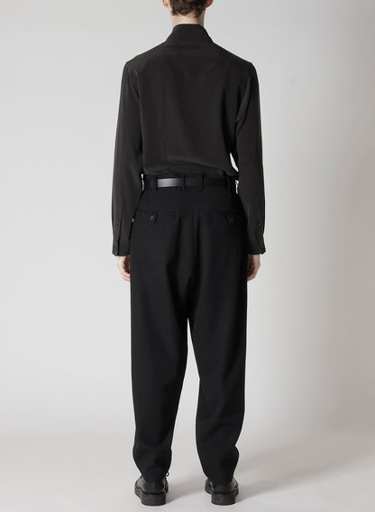 ARMY GABARDINE BACK LOOP TAB PANTS