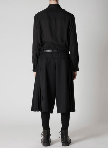 【Launching 10:00(JST) October 16】ARMY GABARDINE PLEATS HALF PANTS