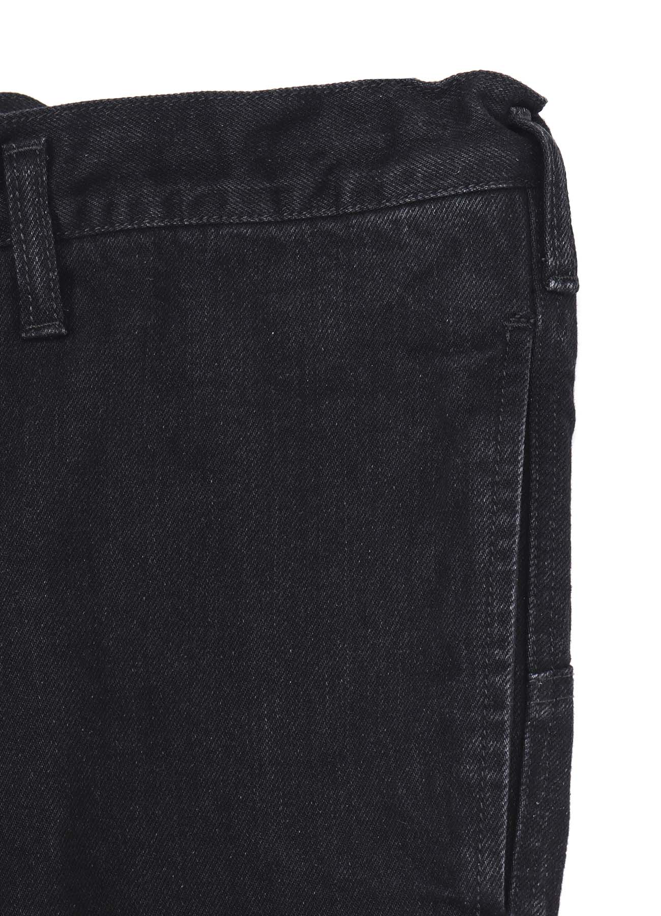 BLACK SCANDAL BK DENIM NO TUCK WORK PANTS