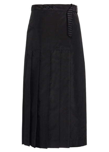 S/Pe TAFFETA PLEATS SKIRT