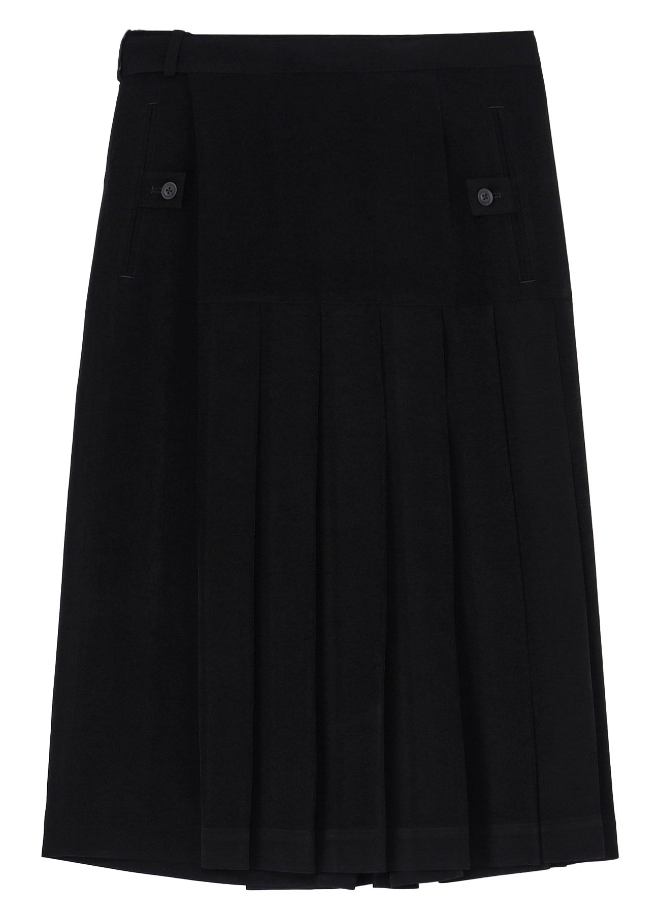 TA TUXEDO PLEATS SKIRT