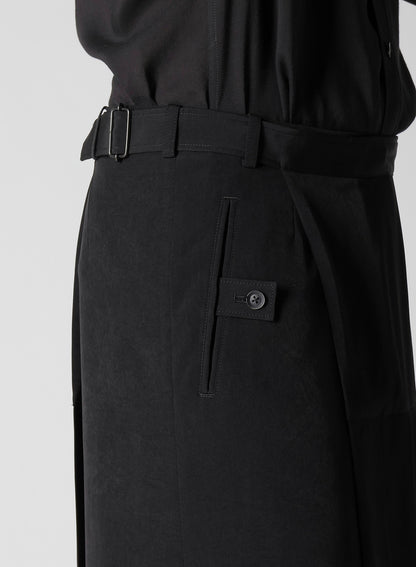 TA TUXEDO PLEATS SKIRT