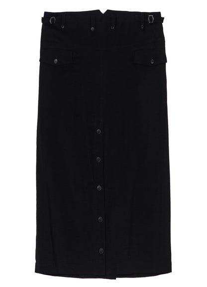 Cu/Ry/S GABARDINE YORK PANEL SKIRT