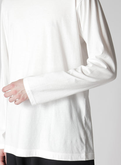 30/- COTTON SINGLE JERSEY ROUND NECK LONG SLEEVE