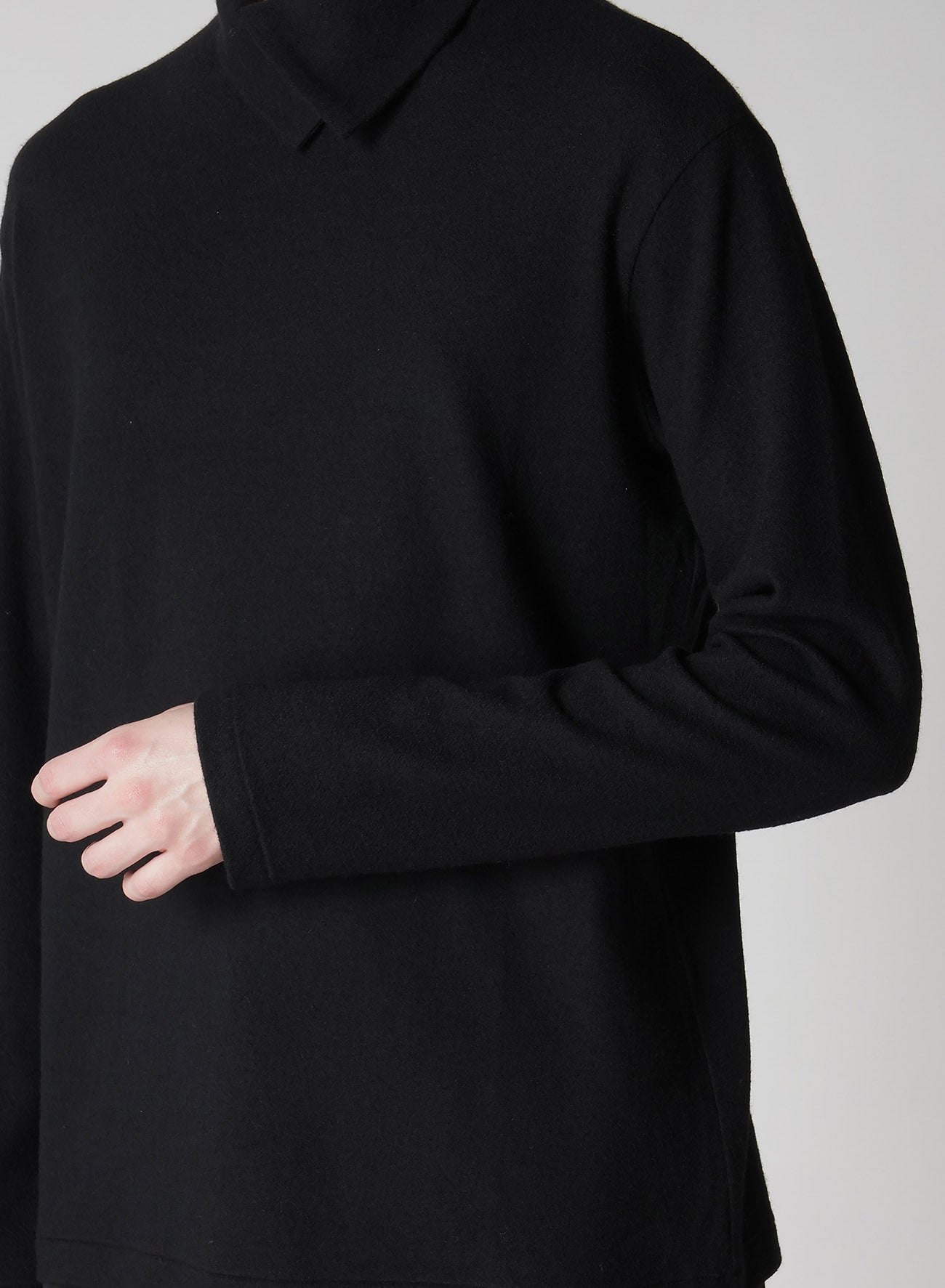 Super120 DOUBLE COLLAR TURTLE NECK