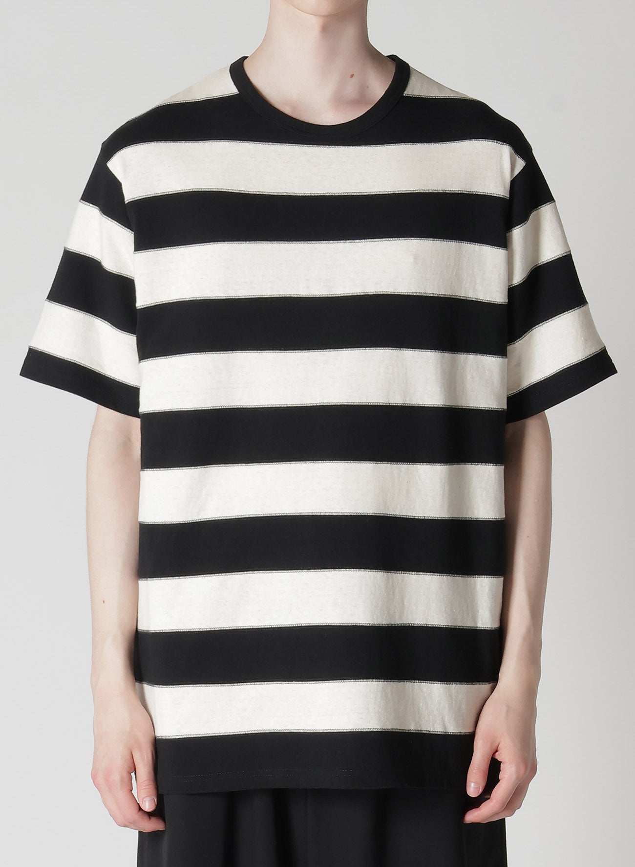 19/1 PLAIN STITCH STRIPE SHORT SLEEVE