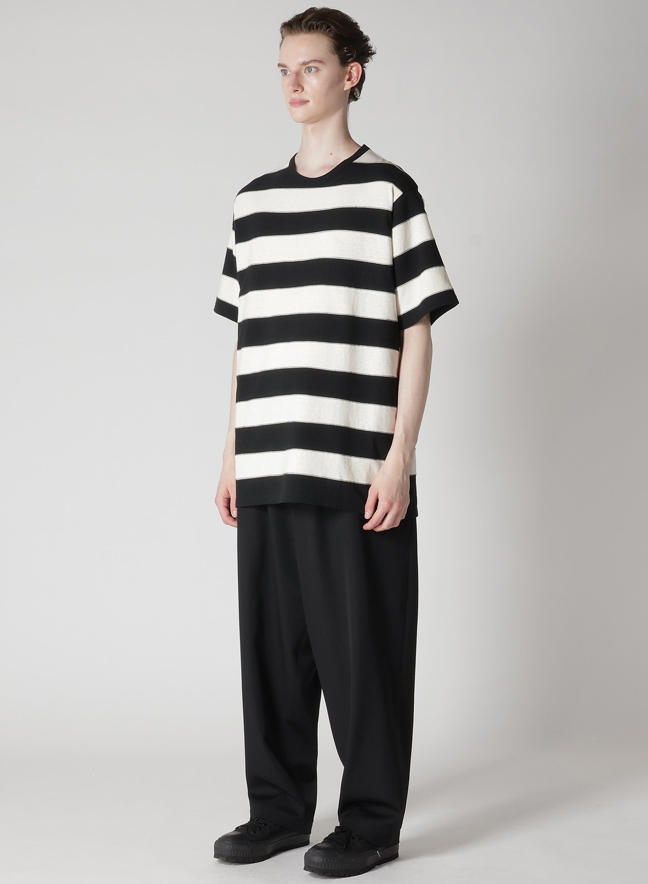 19/1 PLAIN STITCH STRIPE SHORT SLEEVE