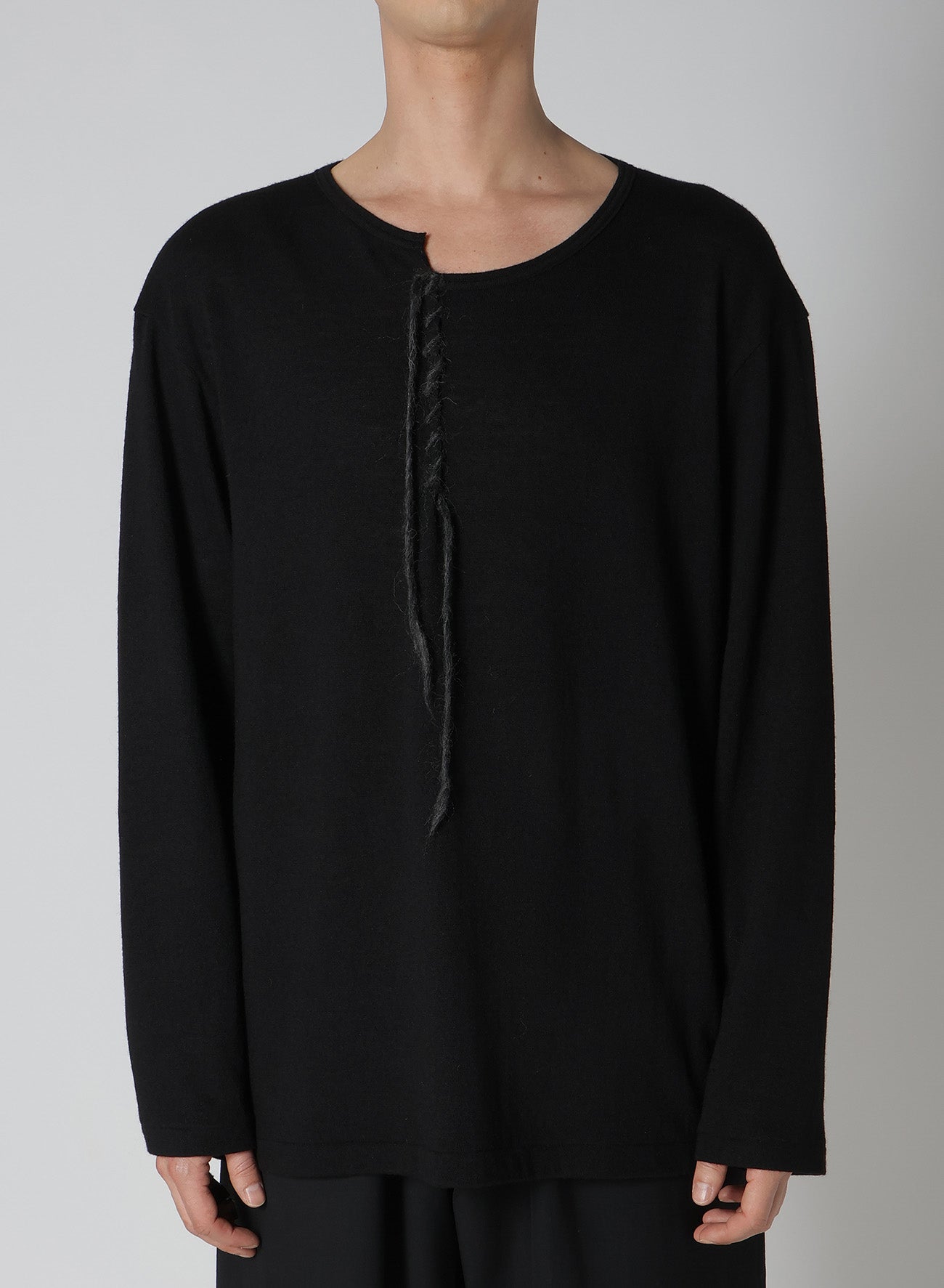 AIRY SPUN EMBROIDERY LONG SLEEVE