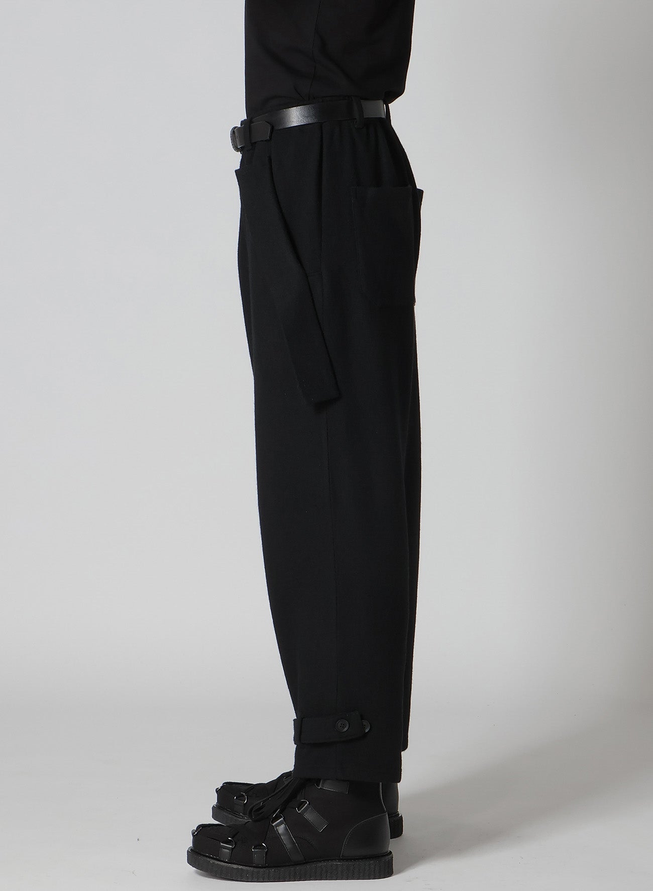 SOFT JERSEY HEM TAB PANTS