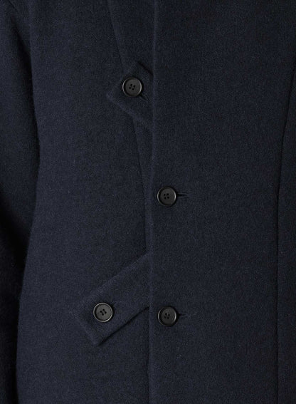 WOOL JERSEY REGULATION TAB COAT