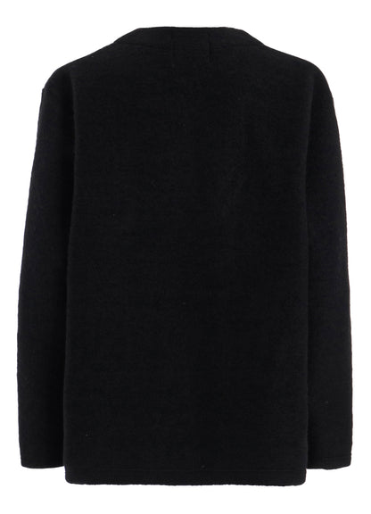 WOOL JERSEY REGULATION TAB COAT