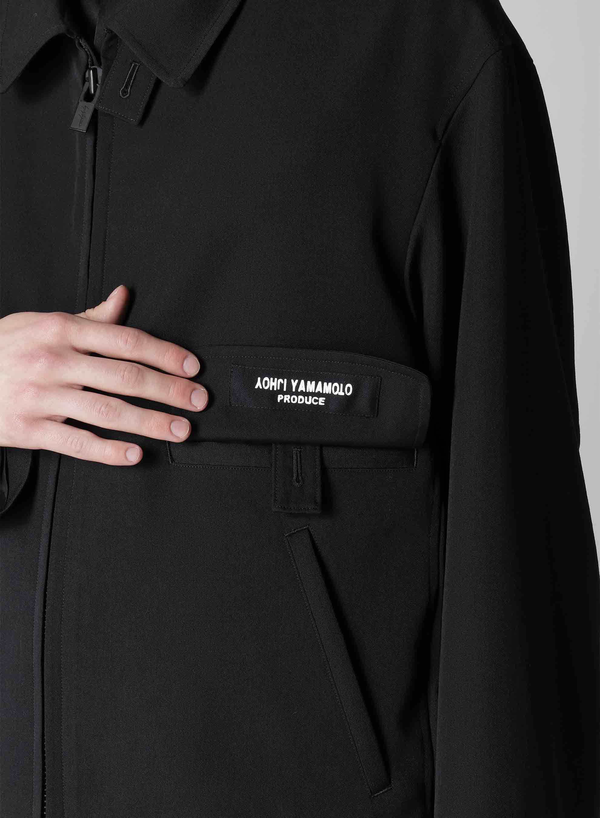 WOOL GABARDINE STANDARD BLOUSON – THE SHOP YOHJI YAMAMOTO