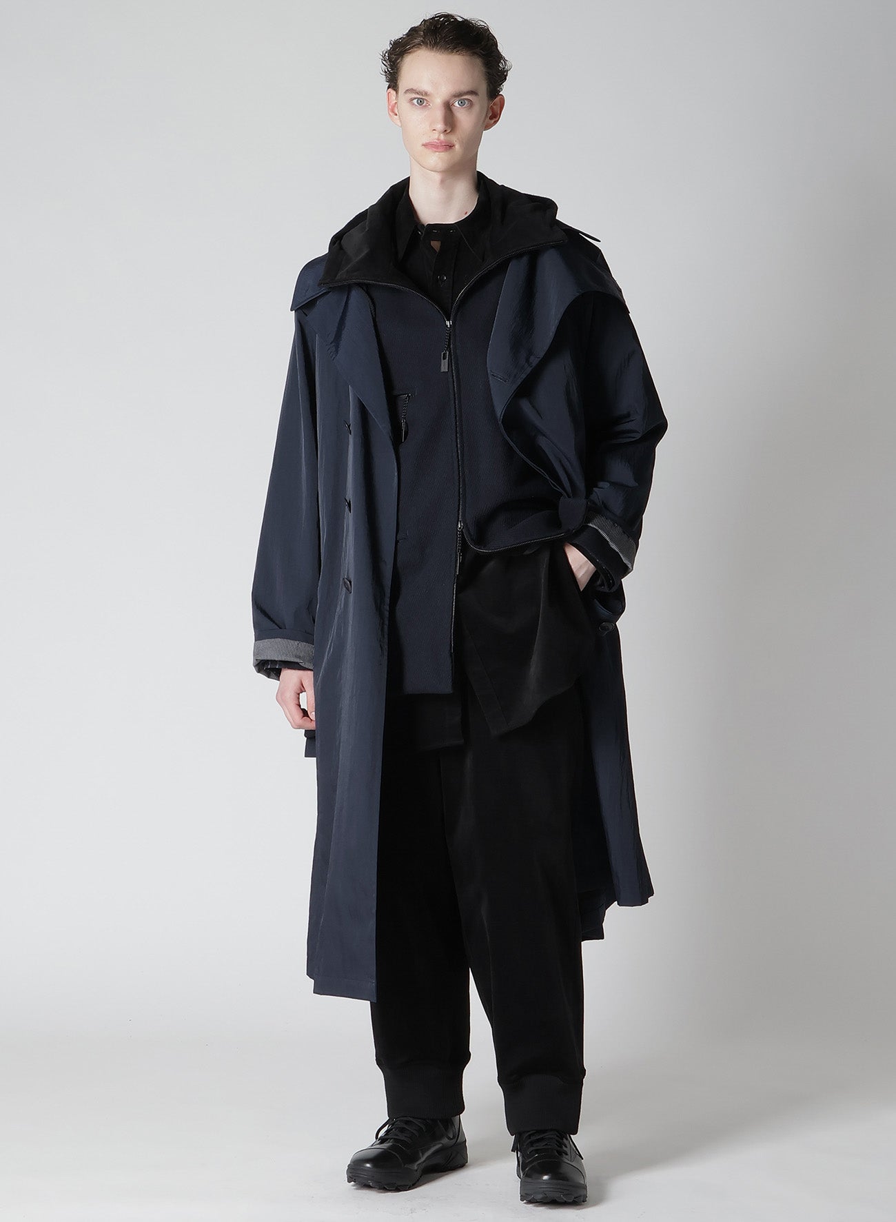 HOODED YORK SLEEVE BLOUSON