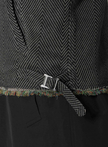 W/L LARGE HERRINGBONE HEM FRINGE BOUSON