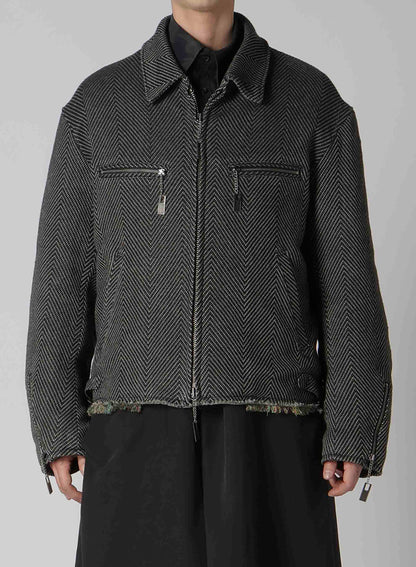 W/L LARGE HERRINGBONE HEM FRINGE BOUSON