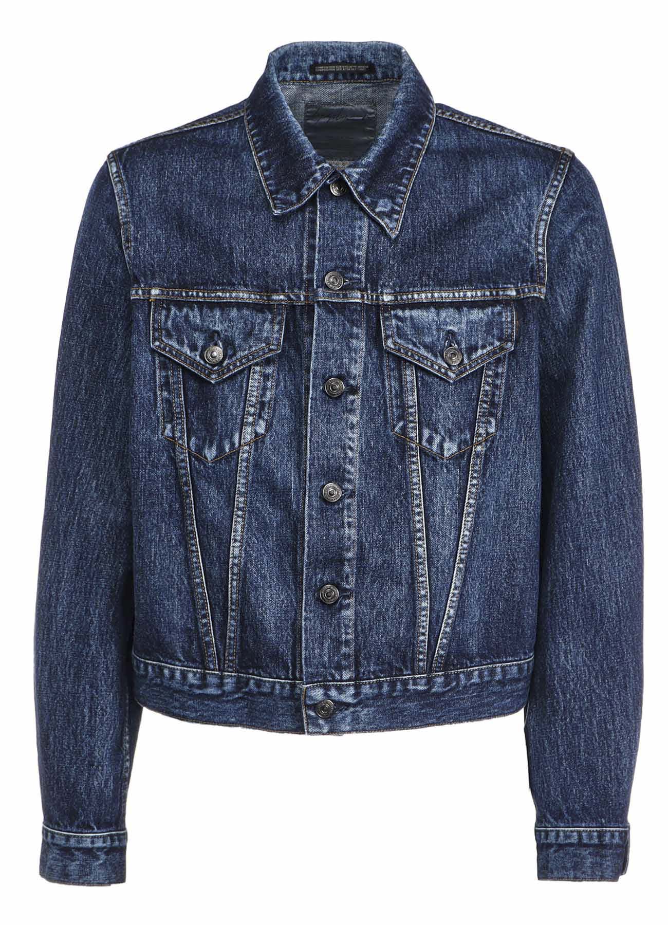 SP 14OZ MW DENIM BUTTON-DOWN JACKET – THE SHOP YOHJI YAMAMOTO