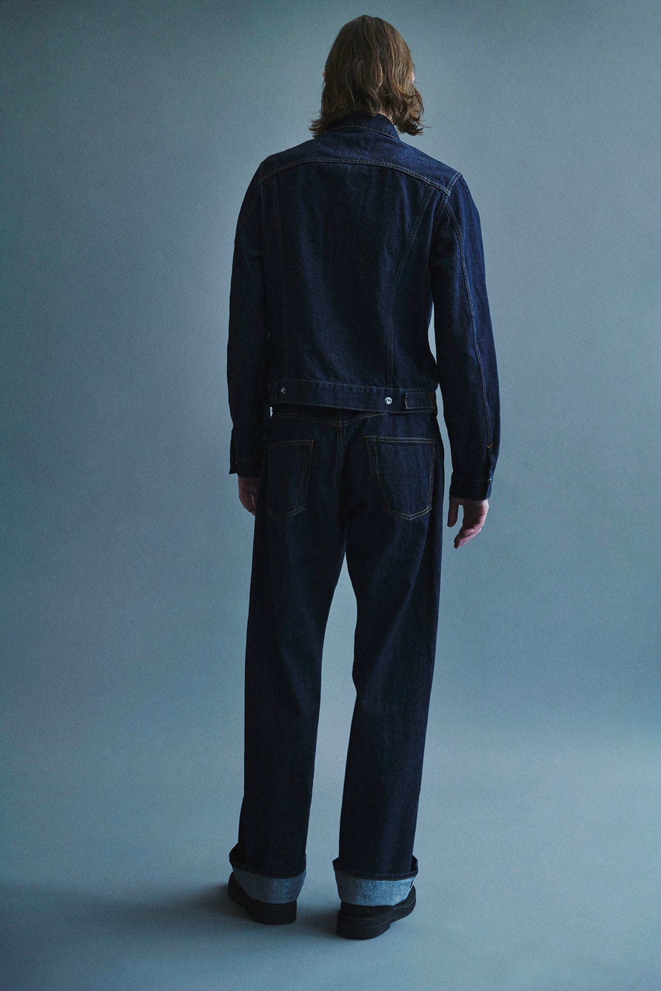 SP 14OZ DENIM BUTTON-DOWN JACKET – THE SHOP YOHJI YAMAMOTO