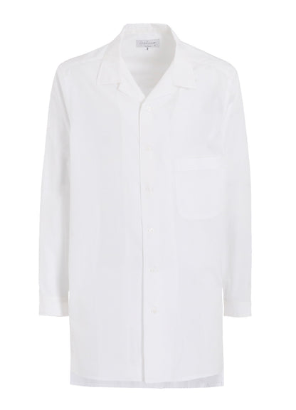 CHAIN STITCH BROAD OPEN COLLAR BLOUSE