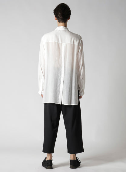 60 CELLULOSE LOAN UNBALANCED COLLAR BLOUSE